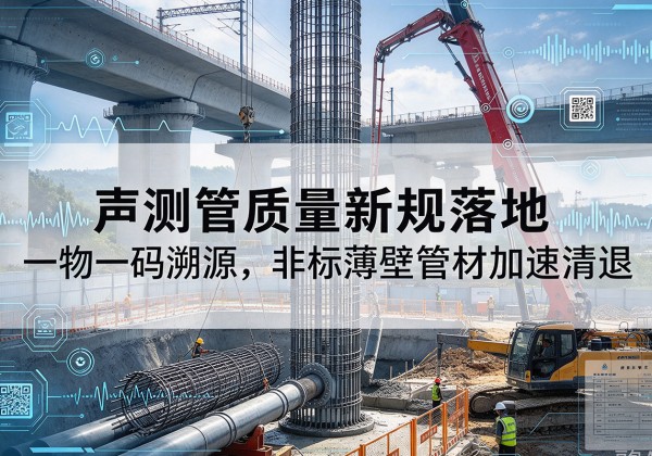 米易声测管质量新规落地，一物一码溯源，非标薄壁管材加速清退